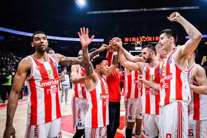 kk crvena zvezda sezonske